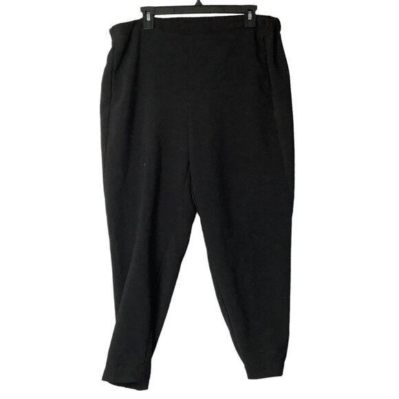 Chico's Pants - Chico's Cropped Pants Women Sz 2.5 US 14 Regular Black Business Career Workwear